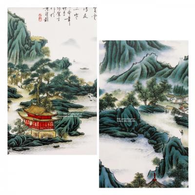 Tranh Sứ Bồng Lai Tiên Cư